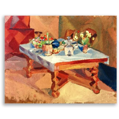 Impression sur Toile Cubisme Abstrait Moderne Affiche Salon 30x39cm