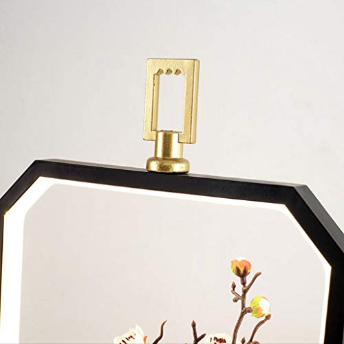 Lampe de bureau en céramique au design zen chinois moderne pour une chambre élégante