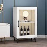 MLVFHN ワインラック ウイスキー 棚 強力な耐荷重 酒棚 红酒柜 頑丈で強い ワインキャビネット 酒棚 ディスプレイ 防湿・防塵 红酒架 コーナーワインキャビネット キャビネットの脚の高さを上げる ワイン ラック ウイスキー 棚...