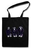 Urban Backwoods See No Hear No Speak No Apes Bolsas de la Compra Reutilizables
