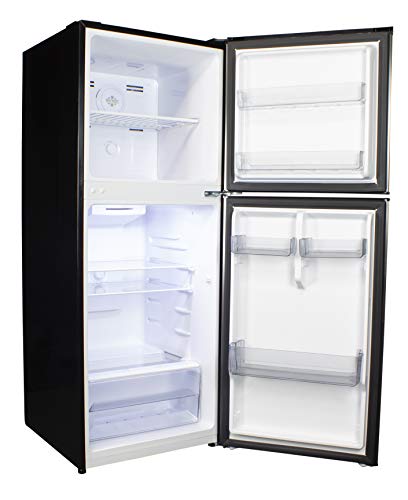 Danby Dff070B1Bsldb-6 7.0 Cu.ft. Mid-Size Refrigerator, Frost-Free Apartment Fridge With Top Freezer, E-Star Rated, 7, Black Stainless Look #TOP5