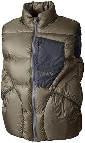 Amazon.co.jp: NANGA MAZeno Ridge Vest KHA MRV-101 - Casual KHA 
