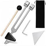 【Hochwertiges Material】Unsere Stimmgabeln für die Vibrationstherapie sind aus hochwertigem Aluminium gefertigt und auf 0,5 % der angegebenen Frequenz genau abgestimmt, um eine hervorragende Leistung und gleichbleibende Frequenzgenauigkeit zu gewährleisten.