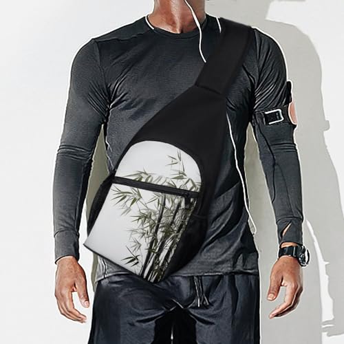 Mochila tipo sling bag urbana blanca para día y senderismo miniatura 7