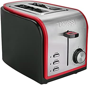 Zanussi ZST-6579-RD Stainless Steel Toaster (2 Slice) - Red