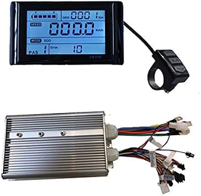 NBpower 48V-72V 60A 3000W Brushless DC Sine Wave Ebike Controller, Intelligent SW900 Control Panel Display for 3000W Brushless Motor and 3000W Electric Bike Kit.