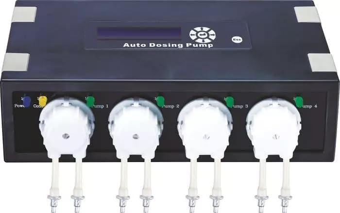 HAPPET DP-4 Automatische Aquarium Dosierpumpe – 4-Kanal Dosieranl...