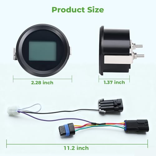 Indicateur de capacité de batterie LED pour EZGO RXV 2008 plomb - 6