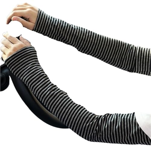 Guantes largos de manga bloqueadora solar fina para sombreado de brazos de hombre y mujer