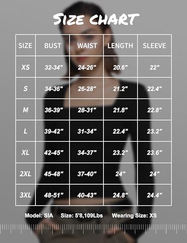 PUMIEY Women's Square Neck Long Sleeve T Shirts Slim Fit Tops Basic Tee Smoke Cloud Pro Collection2