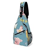 Compact et léger : ce sac à main décontracté en forme d'animal de ferme est parfait pour tous vos essentiels quotidiens. Avec des dimensions de 38,1 x 20,3 x 10,2 cm et un poids de seulement 0,2 kg. Le sac à dos à bandoulière en forme d'animal de la ferme dispose de plusieurs compartiments qui peuvent facilement stocker les essentiels du quotidien, tels que les téléphones, les clés, les portefeuilles, les cartes, les lunettes de soleil, et plus encore, en place et à portée de main