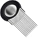 Stainless Steel Onion Holder For Slicing and Cutting Vegetables like Carrots, Potatoes, Tomatoes, and even Fruits with Ease