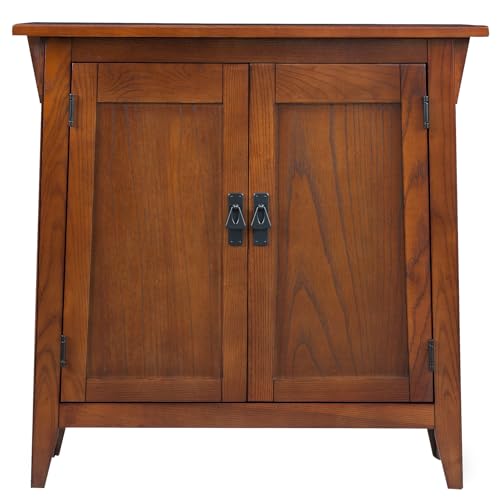 Image of Leick Home Mission Console Cabinet, 30 inch, Russet