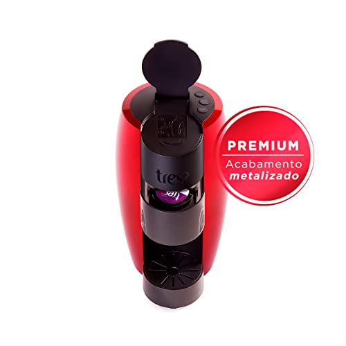 Cafeteira Espresso G1, Três LOV Premium 110V, Vermelha