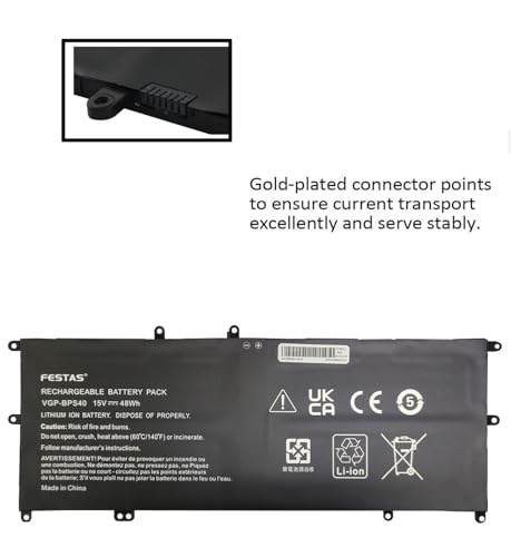 Batterie VGP-BPS40 haute capacité compatible Sony Vaio Flip - 6