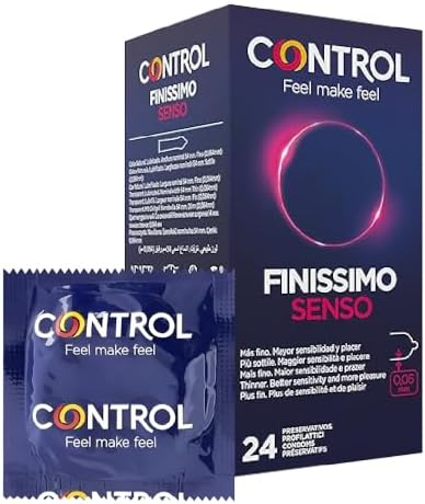 Control Preservativos Finissimo Senso. Caja Pack Ahorro 24 Condon...