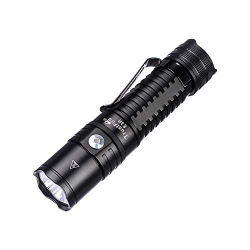 TrustFire E3R USB Rechargeable Flashlight 1000 Lumens Tactical EDC Pocket Handy Flash Light With Holster For Camping Hiking Walking Day-to-day Use Gift ã€With 18650 3000mAh Batteryã€‘