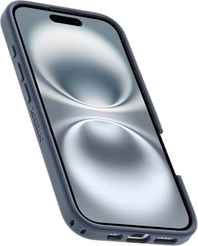 Image of OtterBox iPhone 16 (Only) - Symmetry Series+ Case - High Desert Marble (Blue) - Snaps to MagSafe - Ultra-Sleek - Raised Edges Protect Camera & Screen - Non-Retail Packaging