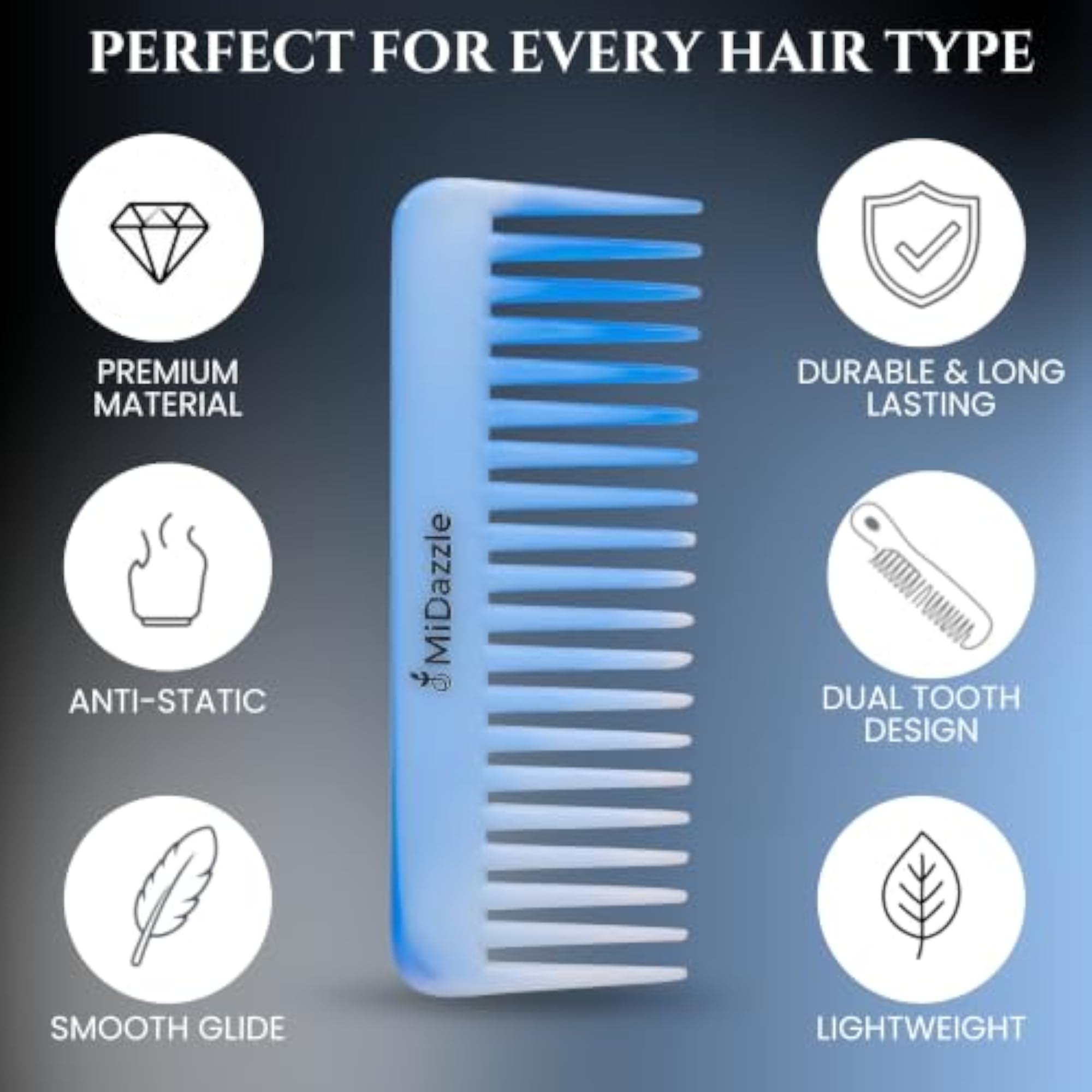 Organic Loofah & Hair Comb Bath Sponge Set, Gift for Her