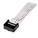 StarTech.com 16in (40cm) 9 Pin Serial Male to 10 Pin Motherboard Header Slot Plate - motherboard Serial Port Adapter (PLATE9M16), Gray