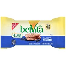 Belvita Breakfast Bar, Blueberry, 1.76 Ounce Pack of 64