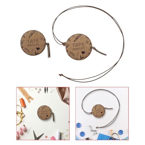 UGPLM 2x Mini Fita Métrica Corporal 60 Polegadas/1,5M para Medição Corporal de Roupas