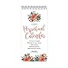 Floral Perpetual Birthday, Anniversary, Special Event Reminder Calendar Book Journal for Important Family Date Day Remembrance Wall Hanging, Mom Dutch Happy Bday Birthdate Gift Card Planner Organizer