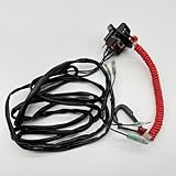 Replace OEM Kill Tether stop Switch Assembly 87-19674A1 for Mercury Outboard lanyard dual/twin