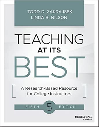 Teaching at Its Best: A Research-Based Resource for College Instructors 5th Edition-Wow! eBook