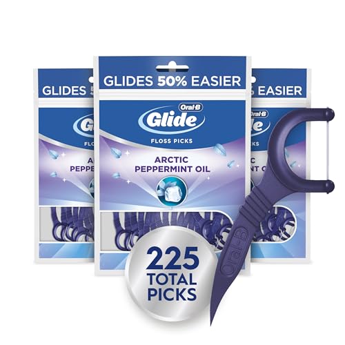 Oral-B Glide Peppermint Dental Floss Picks with...