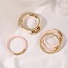Elegance 11 designs Heishi Beaded Bracelets For Women Boho Polymer Clay Pink Surfer Stackable Beads Bracelet Summer Beach Jewelry Set #4