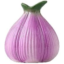 Vintage Ceramic Vase,Creative Onion Shape Vase,for Home Kitchen Decorations, Fruit Shaped Planter Pot