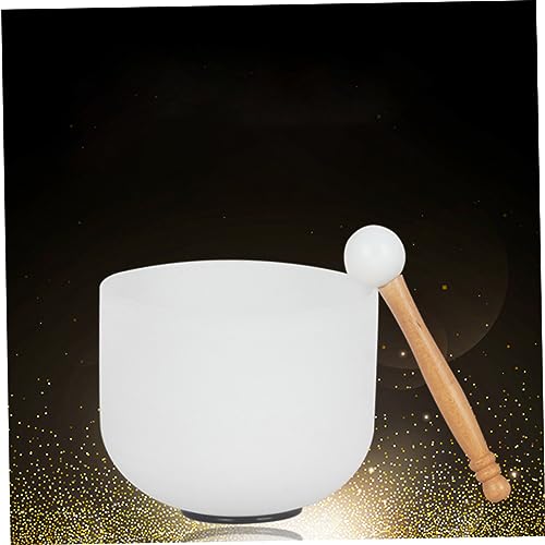 1 pieza Palo de Goma para Golpear Cuencos Cantores de Cristal Accesorio para Instrumento de Percusión para Terapia de Sonido Uso en Casa Color Amarillo miniatura 3