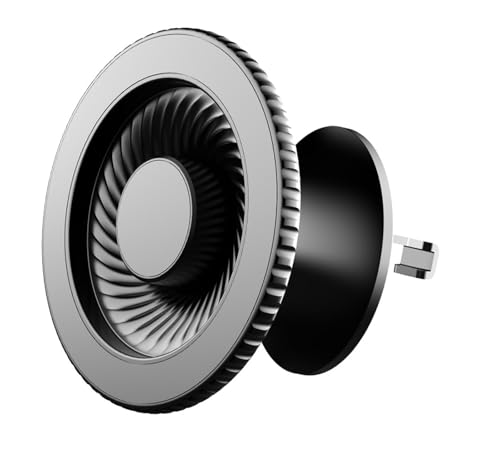 RYNVRNCOE Support Magnétique pour Téléphone Portable sur Grille D'aération (15 14 13 Pro Max)