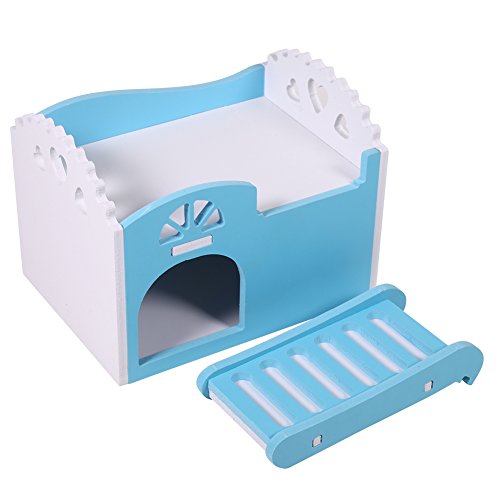 Yosoo Hamster House, Hideout Hut For Small Animals Castle Sleeping House Nest Exercise Toy Like Dwarf Hamster And Mouse (Blue) #TOP4