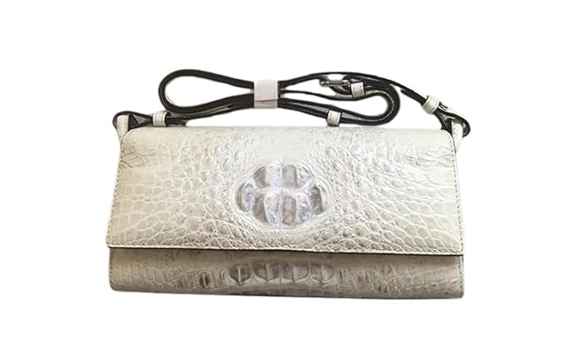 Genuine Crocodile Skin Lady Small Flap Purse Authentic Alligator Leather Womens Sling Shoulder Bag Female Cross Body Bag