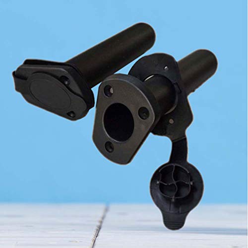 Suporte de vara de pesca LIOOBO de plástico para vara de pesca e tampa para tampa de pesca, acessóri