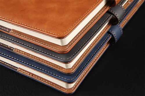 200 Pages Hardcover Journal Pu Leather Cover A5 Journal Secret Notebook Writing Notebook Gift For Women Girls Business School Travel Personal (8.3"*5.8") #TOP7