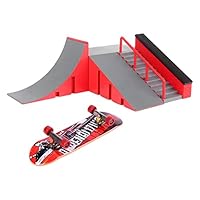 Kodxylytix Finger Skateboard Toys Practicing Matching Skateboard Ramp Kit for Boys C Type C