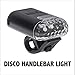 Bike Party Disco Handlebar Bicycle Light, Black
