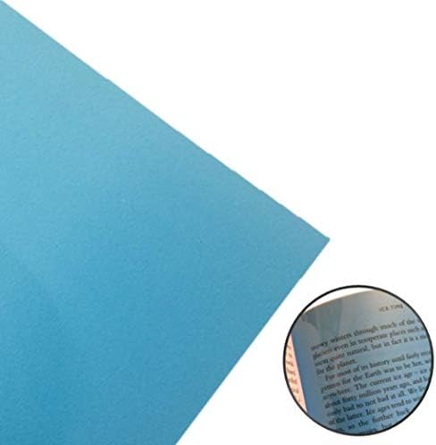 Blue Overlay For Dyslexia A4 Pack | Dyslexia Overlays For Visual Stress Relief | Dyslexia Coloured Overlays For Reading Aids | Coloured Overlays For Dyslexia Aids For Children | Dyslexia Reading Aids