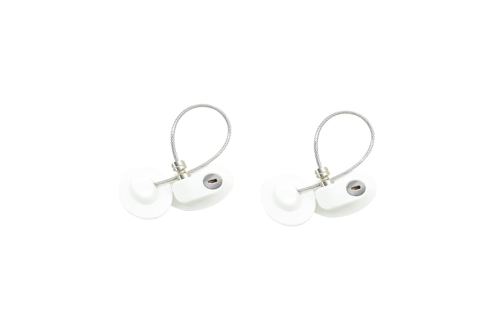 FGJsfhrDTU Window Locks Window Safety, 2pcs Window & Door Cable Restrictor Lock, Limiter With Keylor : Wit, Size(Wit)