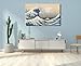 OKEXCKK The Great Wave off Kanagawa by Katsushika Hoki Wall Art Decor, Classic Painting Abstract Seascape Canvas Print Pictures, Modern Japanese Artwork for Bedroom Living Room Decoration - 24