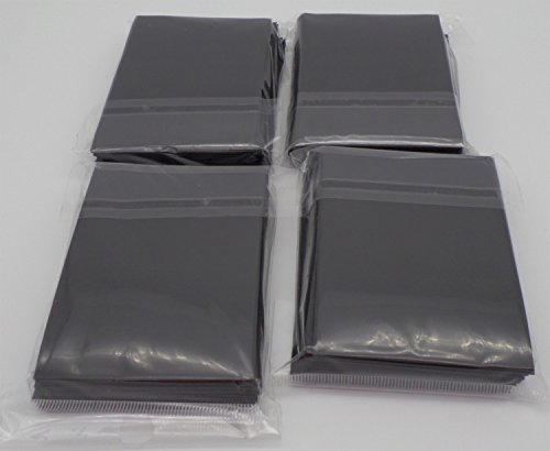 docsmagic.de 4 x 60 Mat Black Card Sleeves Small Size 62 x 89 - YGO CFV - Mini Fundas Negra