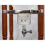 1000ml Drip Tower Coffee Maker, Glass Cold Brew Coffee Pot, with Slow Drip Technology, Wood Stand, Iced Coffee Maker for Cafe Home Kitchen, 8-10 Cup - Image 6