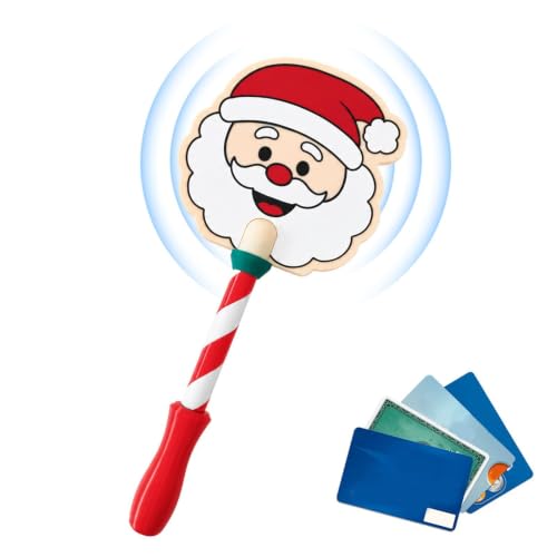 Christmas Credit Card Wand ? Fun Holiday Tap To Pay Checkout Prop | | Novelty Festive Contactless Payment Stick and Funny Retail