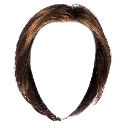 GABOR All Too Well Layered Chin-Length Wig, Textured Chic Cut Hair Wig by Hairuwear, Average Cap, GL10-12 Sunlit Chestnut