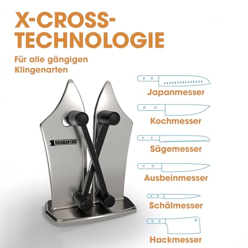 Bavarian Edge - Messerschärfer – Profi Messerschleifer für alle Klingen - Messer schärfen zum...