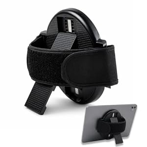Elovara Universal Tablet Hand Strap Holder - 360 Degree Rotating Stand