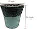 1.2-1.5 Gallon Small Trash Bags, Black Garbage Bag , Wastebasket Trash Bags 120 Counts